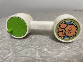 Vtg Hear N See Baby Activity Toy Dumbell Rattle. 1978 CBS Inc. Child Guidance. - £10.80 GBP