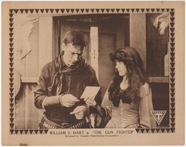 THE GUN FIGHTER (1917) William S. Hart &amp; Margery Wilson Triangle Western Drama - £159.87 GBP