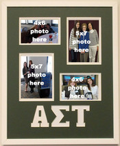Alpha Sigma Tau Sorority Licensed Collage Picture Frame 2(4x6) and 2(5x7)16x20 - $49.01