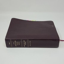 Life Application Study Bible Leather NKJV New King James Version Tyndale Burgund - £46.92 GBP