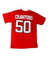 Chicago Blackhawks Red NHL Hockey T-Shirt  Youth Size L  NEW #50 Crawford - £10.15 GBP