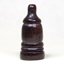 African Hand Carved Soapstone Rook Replacement 2.25&quot; Brown Chess Piece 0... - $16.12 CAD