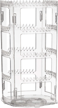 Sooyee 360 Rotating Earring Holder and Jewelry Organizer, 4 Tiers Jewelry Rack D - £12.13 GBP