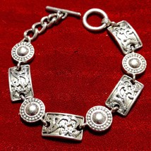 Sterling silver plated beautiful women&#39;s bracelet - £23.66 GBP