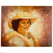 &quot; Ms.Joviality &quot; Di Anthony Sidoni Firmato Olio Pittura 40.6cmx50.8cm - £2,641.24 GBP