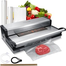 VEVOR Vacuum Sealer Machine, 95Kpa 350W Powerful Dual Pump and Dual Sealing, Dr - £196.80 GBP