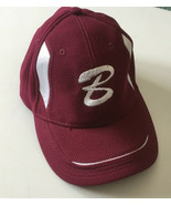 Augusta sportswear moisture management hat maroon with embroidered B front - $19.75
