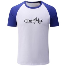 Christ Life Designs Mens Boys Casual T-Shirts Graphic Print Cotton Tops ... - £12.88 GBP