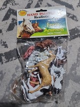Vintage 1980 16 Piece Hand Painted Farm Animals by Figure World - Unopened - $21.83
