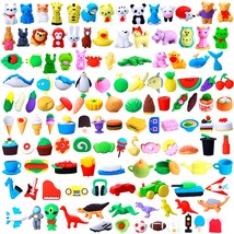 S Animal Erasers, Puzzle Toys Erasers Assembly Animals Erasers 3D Mini Erasers ( - £36.76 GBP