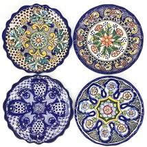 Four Pottery Barn Del Sol Melamine Dinnerware Plates Nwot 10.25 Discontinued #2 - £71.93 GBP