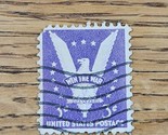 US Stamp Win the War 3c Used Violet - £0.73 GBP