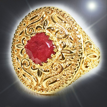 Haunted Antique Ring Queens Mighty Fortune,Magnified Wealth Hihg Magick No Deals - £246.01 GBP