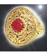 HAUNTED ANTIQUE RING QUEENS MIGHTY FORTUNE,MAGNIFIED WEALTH HIHG MAGICK NO DEALS - $307.77