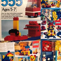 Lego Universal Bulding SET 555 Age 5-7 Vintage w/box Building Gift Rare - £60.82 GBP