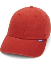 Womens Baseball Hat Keds Red 6 Panel Core Classic Twill Adjustable Back Cap - £6.35 GBP