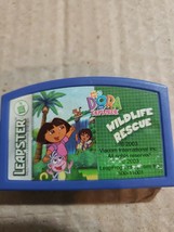 LEAPSTER LEARNING GAME SYSTEM  CARTRIDGE - DORA THE EXPLORER WILDLIFE RE... - $5.95