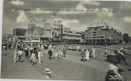 Marlborough, Blenheim, Shelburne Hotels Atlantic City, New Jersey Postcard - £3.15 GBP