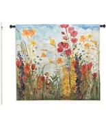 45x45 FLORAL GARDEN Scene Flower Nature Decor Tapestry Wall Hanging - €126,20 EUR