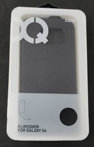 Xqisit Black Cellphone Flip Cover For Samsung Galaxy S6 Protective Case OEM - $7.16
