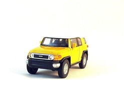  TOYOTA FJ CRUISER YELLOW/WHITE WELLY 1/38 DIECAST CAR COLLECTOR&#39;S MODEL... - £26.71 GBP