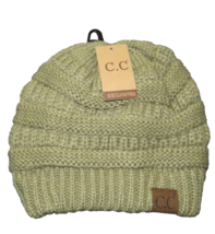 C.C Trendy Warm Chunky Soft Stretch Cable Knit Beanie Skully - £23.59 GBP