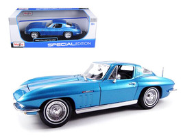1965 Chevrolet Corvette Blue Metallic 1/18 Diecast Car Maisto - £46.53 GBP