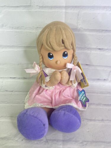 NUBY Prayer Pal For Baby Soft Girl Stuffed Plush Cloth Doll With Dress NO SOUND - $13.85