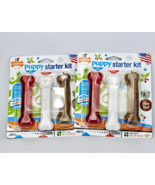 Nylabone Puppy Starter Kit Chicken Bacon Flavor Gentle Extreme Chew 3ct ... - $25.07 CAD