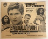 Emerald Point NAS Vintage Tv Guide Print Ad Andrew Stevens Dennis Weaver... - $5.93