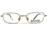 Michael Kors Eyeglasses Frames M2009 241 Gold Rectangular Full Rim 47-19... - £59.49 GBP