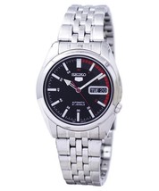 Seiko 5 Automatic SNK375 SNK375K1 Black Dial 21 Jewels Watch - $139.99
