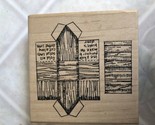 Stampourri Birdhouse Template Artwork by Lisa Hindsley Rubber Stamp - £16.82 GBP