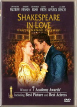 Shakespeare In Love (Gwyneth Paltrow, Joseph Fiennes, Geoffrey Rush) ,R2 Dvd - £8.74 GBP