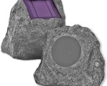Charcoal Innovative Technology Outdoor Rock Speaker Pair -, Music Stream... - $194.99