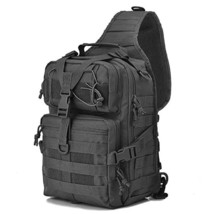 Men Tactical Chest Bag Oxford Camping Travel Sling Shoulder Bag Backpack... - £27.17 GBP