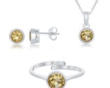 18 Women&#39;s Jewelry Set .925 Silver 379248 - $129.00