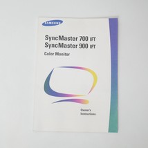 Samsung SyncMaster 700 900 IFT Color Monitor Owner&#39;s Manual Instructions - $14.84