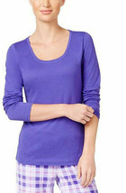 Jenni by Jennifer Moore Ladies Sleepshirt Long-Sleeve Solid Purple Size L - £15.71 GBP