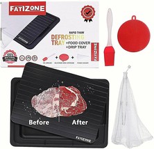 Defrosting Tray Thawing Tray for Frozen Meat Non-Stick Defrosting Board NEW - £18.47 GBP