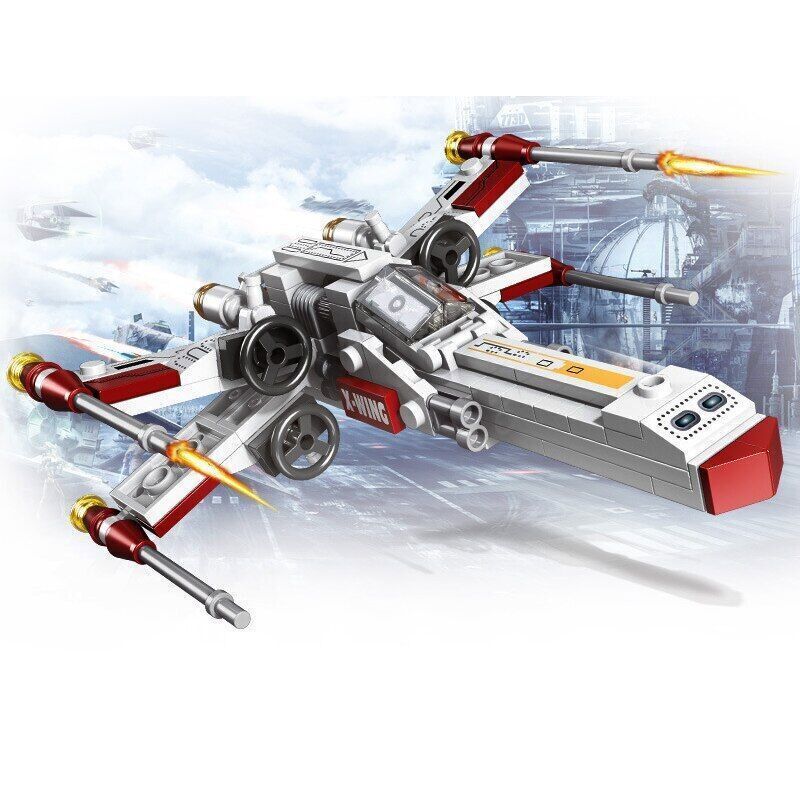 X WING Fighter Building Blocks Set MOC Bricks Assembling Educational Toy... - $12.86