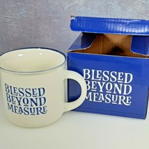 Ceramic Family &amp; Religious Stoneware Beverage Mugs - Blessed Beyond Measure - £10.41 GBP