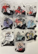 McDonalds 2018 Incredibles 2 Happy Meal Set of 10 - £13.58 GBP