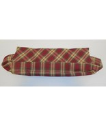 Longaberger Liner Only For Baguette Basket Orchard Park Plaid New 2311281 - £12.46 GBP