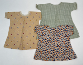 Vintage Doll Clothes for Terri Lee 16&quot; Lot 3 Handmade Dress Print  - £26.74 GBP