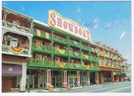 Postcard Showboat Casino Hotel Pacific Ave Atlantic City New Jersey - £3.10 GBP
