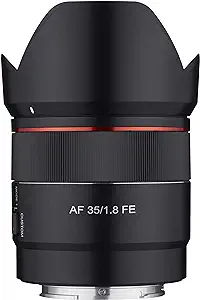 Samyang 35mm F1.8 Auto Focus Compact Full Frame Wide Angle Lens for Sony... - $592.99