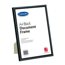 Carven Document Frame A4 - Black - £32.84 GBP