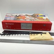 Ho Athearn 86&#39; Hi Cube 4 Door Burlington Boxcar Kit Cb&amp;Q #15015 Red - $28.41