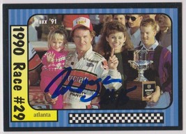 Morgan Shepherd Autographed 1991 Maxx NASCAR Racing Card - £6.36 GBP